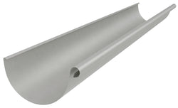 White Coated Steel 333mm Eavestrough 3m lengths