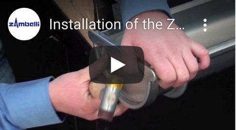 Installation of the Zambelli stop end