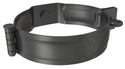 Black Coated Steel Downpipe Bracket 80mm