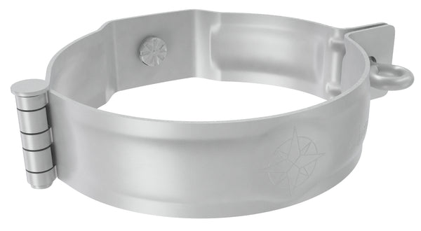 Silver Coated Steel Downpipe Bracket 80mm