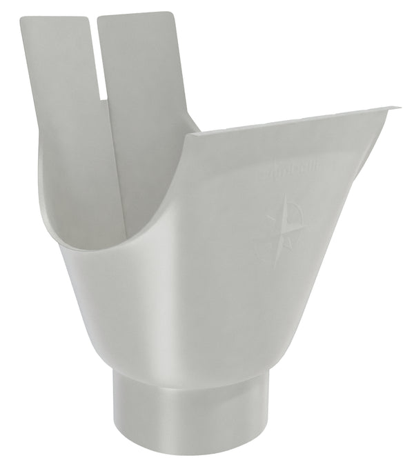 White Coated Steel 333/80mm Outlet