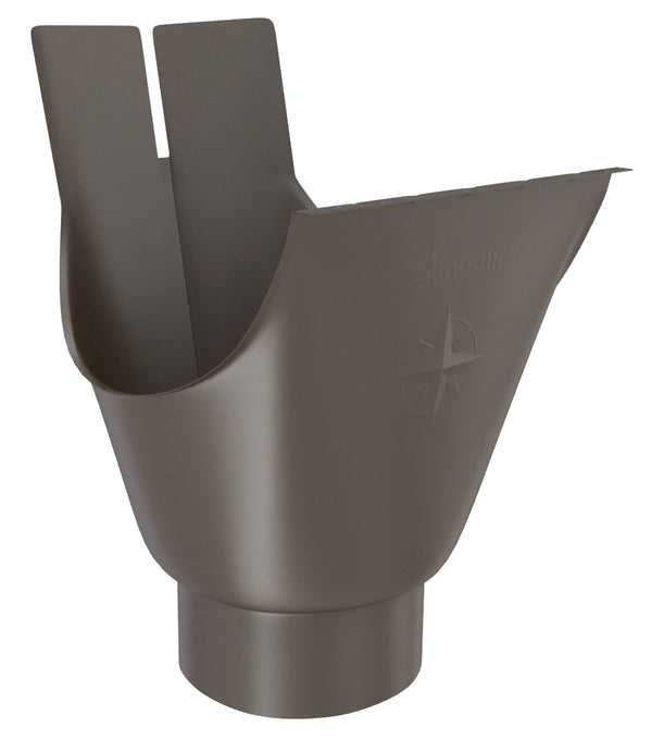 Brown Coated Steel Outlet 280/80mm