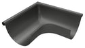 Black Coated Steel Outside Corner 280mm