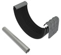 Black Coated Steel Eavestrough Connector 280mm