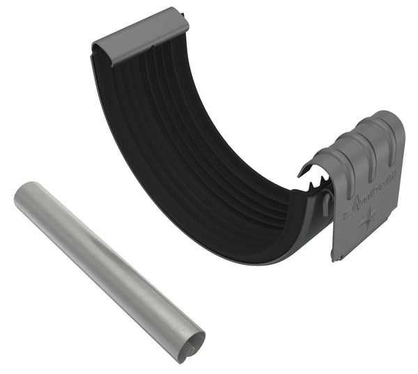 Black Coated Steel Eavestrough Connector 280mm