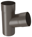 Brown Coated Steel Downpipe Junction 80mm