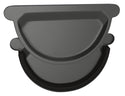 Black Coated Steel End Cap with rubber seal 280mm