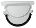 Silver Coated Steel End Cap with rubber seal 280mm