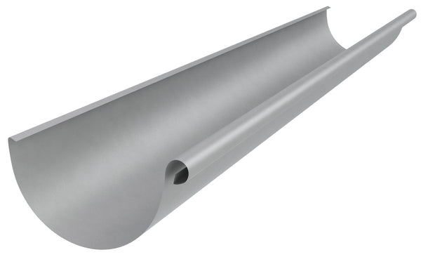 Silver Coated Steel 280mm Eavestrough 3m lengths
