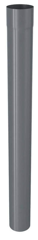 Anthracite Coated Steel 80mm Downpipe 3m lengths