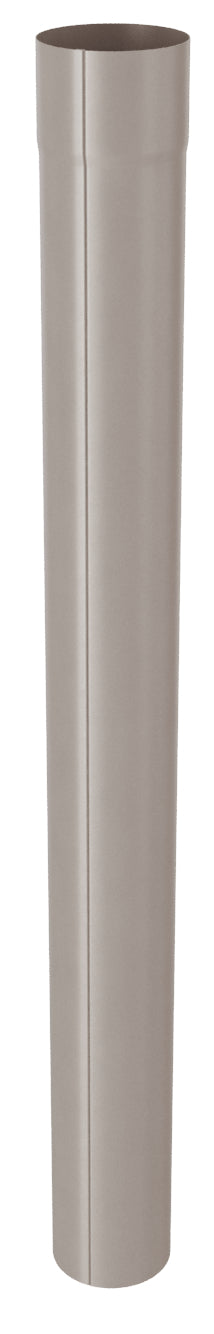 Grey Coated Steel 80mm Downpipe 3m lengths