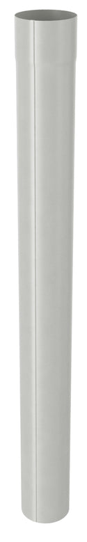 White Coated Steel 80mm Downpipe 3m lengths