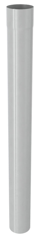 Silver Coated Steel 80mm Downpipe 3m lengths