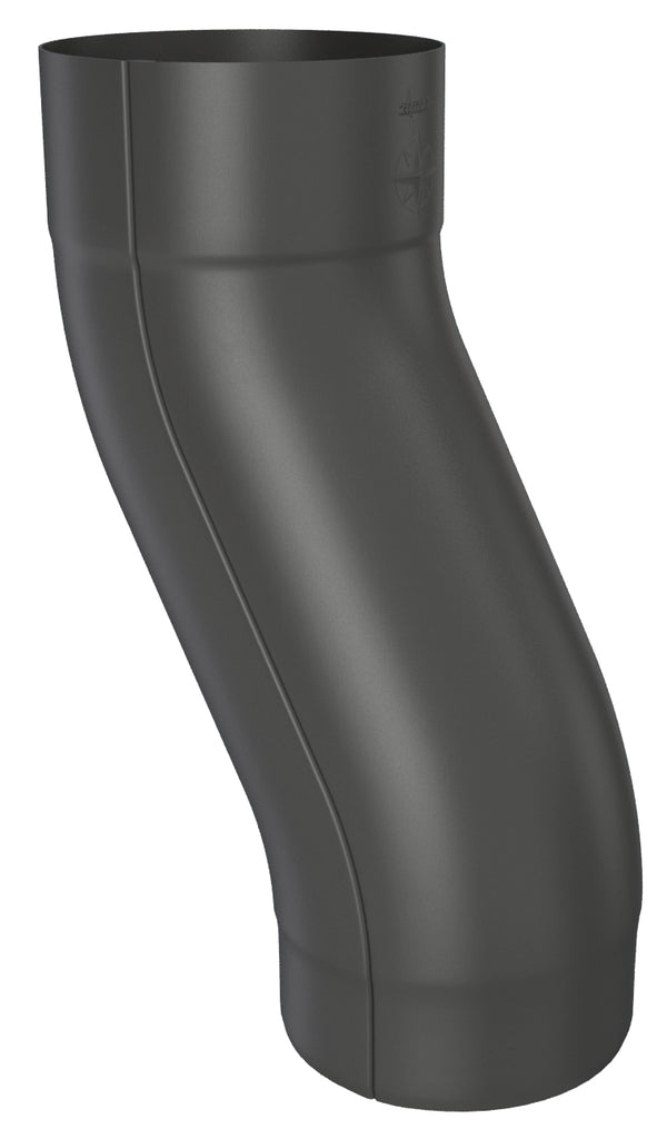 Black Coated Steel S-Curve 80mm