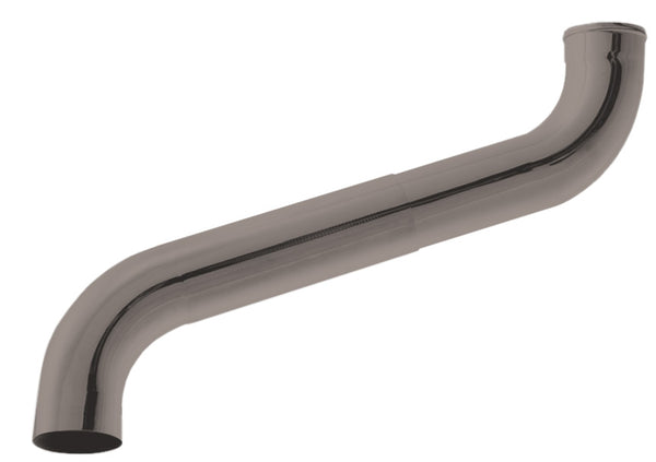 Grey Coated Steel 72º "Vario" Telescopic elbow 80mm