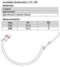Silver Coated Steel Eavestrough Connector 280mm