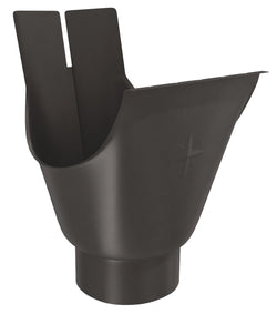 Charcoal DIAMOND CUT Coated Steel Outlet 280/80mm