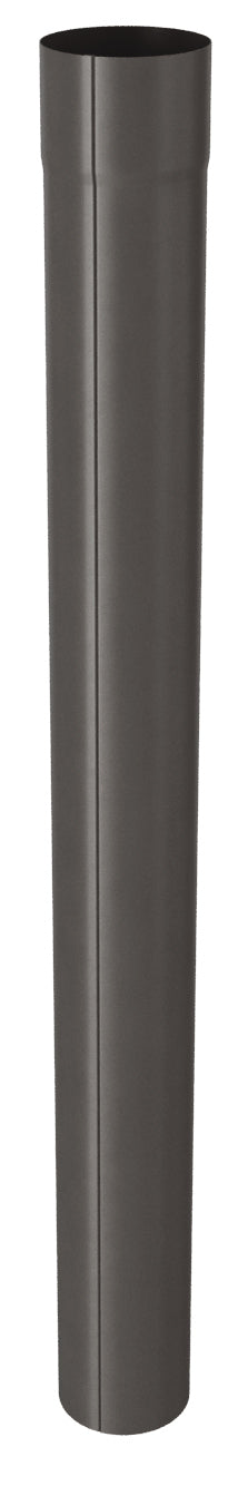 Charcoal DIAMOND CUT Coated Steel 80mm Downpipe 3m lengths