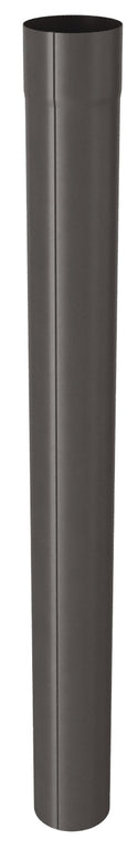Charcoal DIAMOND CUT Coated Steel 80mm Downpipe 3m lengths