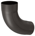 Charcoal DIAMOND CUT Coated Steel Elbow 72° 80mm
