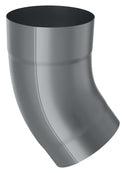 Anthracite Coated Steel Elbow 40° 80mm