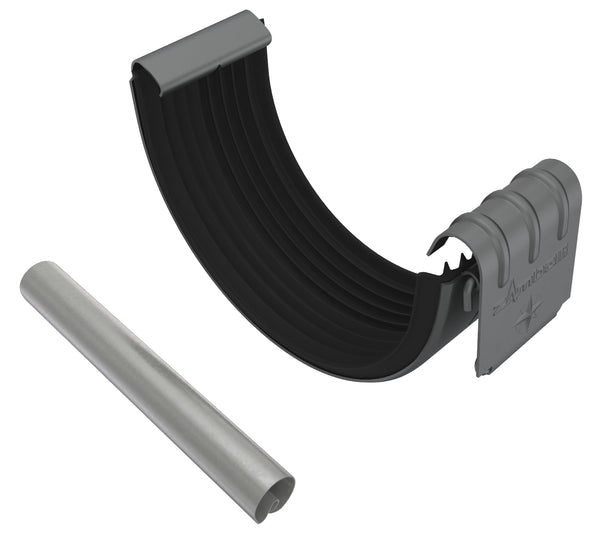 Black Coated Steel Eavestrough Connector 333mm