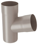 Grey Coated Steel Downpipe Junction 80mm