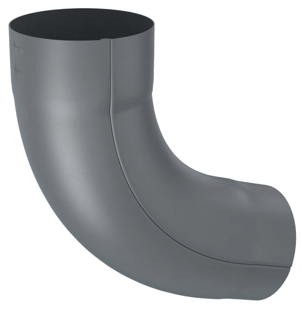 Anthracite Coated Steel Elbow 72º 80mm
