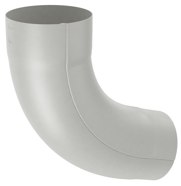 White Coated Steel Elbow 72° 80mm
